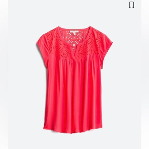 Coral Red Top  - Picture 1 of 6